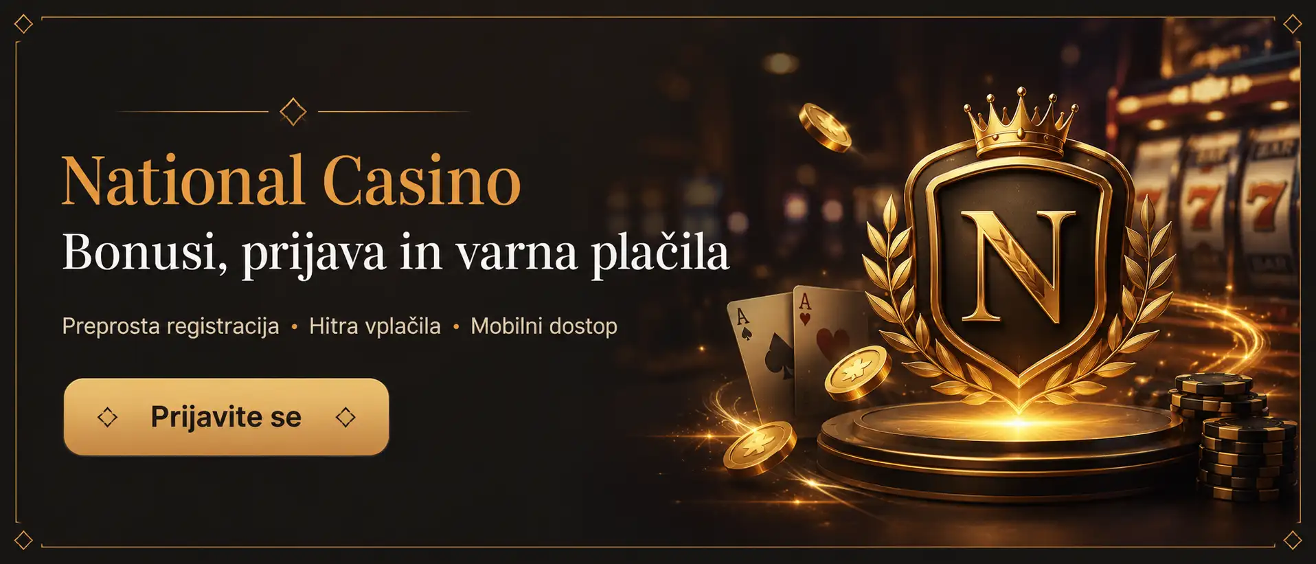 National Casino Bonus Banner